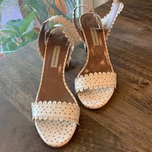 Tabitha Simmons White Heels